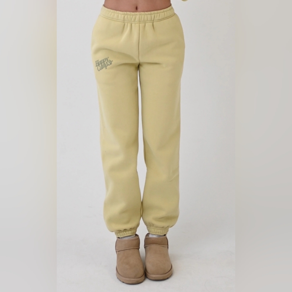 Happy Camp3r Puff Series Sweatpants - Limeade